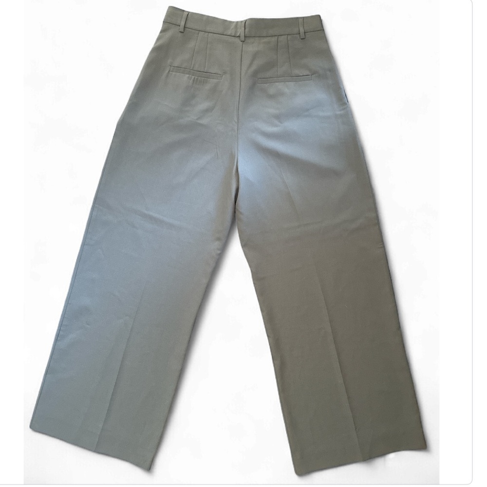 DYNAMITE Stone Gray wide leg pants Trousers size 8 - Picture 3 of 9